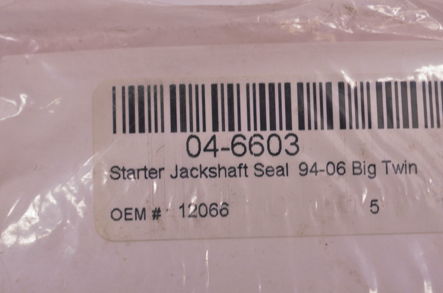 Twin Power 04-6603, 12066 Starter Jackshaft Seal Qty 5 NOS