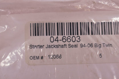 Twin Power 04-6603, 12066 Starter Jackshaft Seal Qty 5 NOS