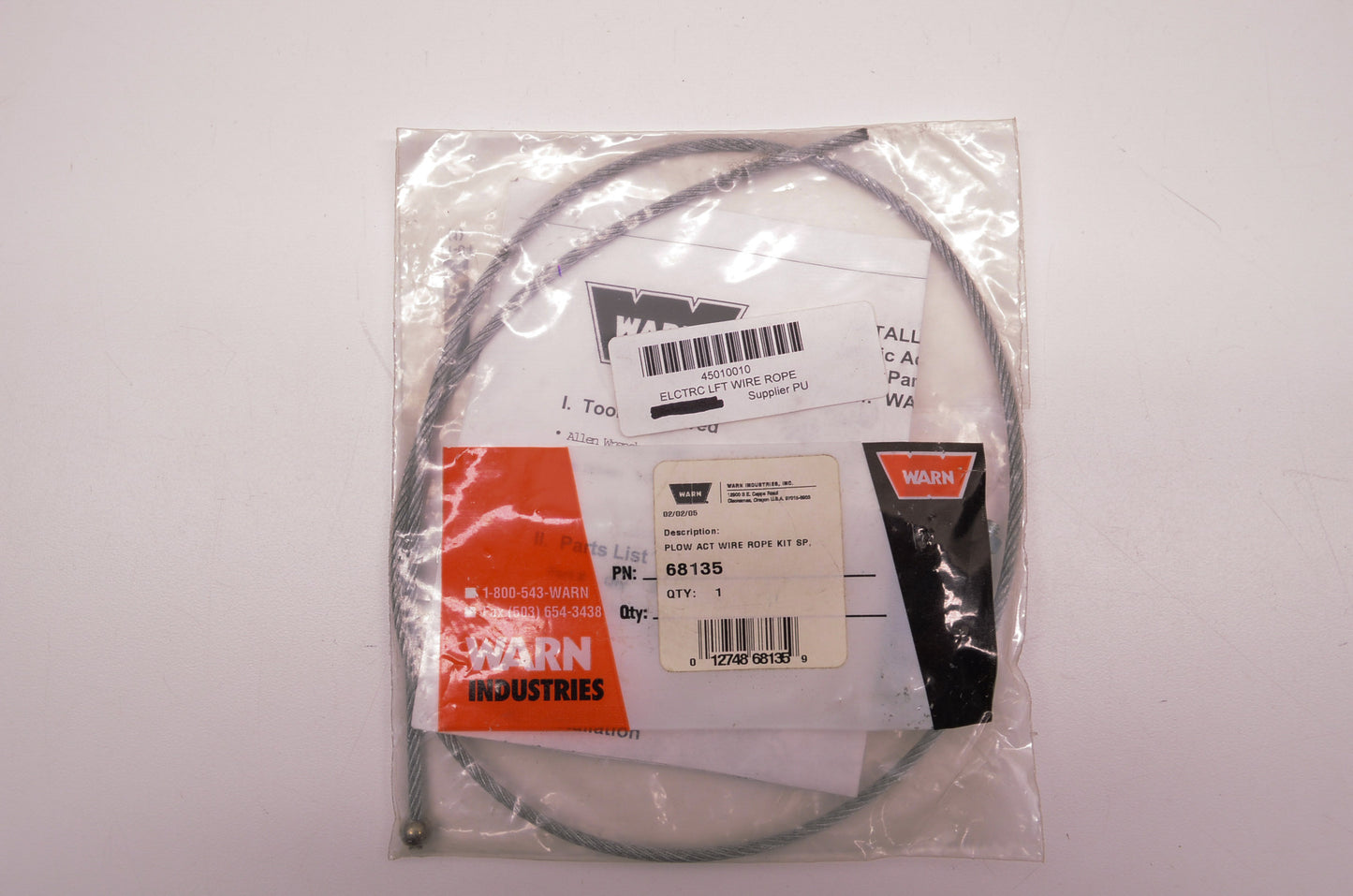 Electric Lift Wire Rope 94-06 Big Twin NOS