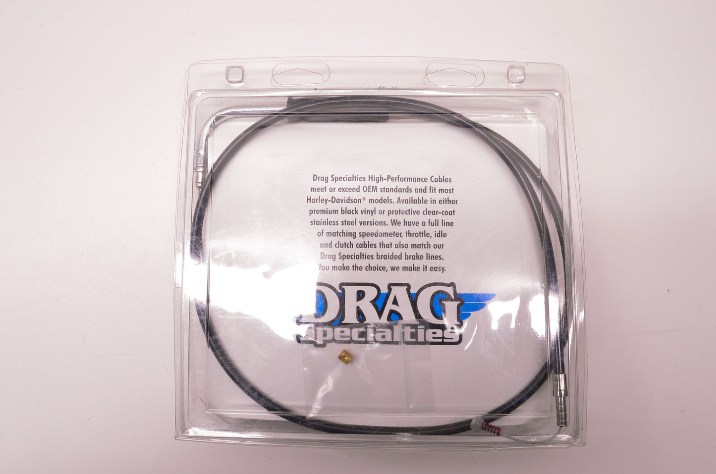 New Drag Specialties Vinyl Idle Cable 35' NOS