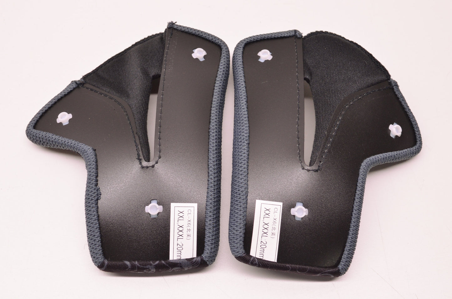 New HJC Helmet Cheek Pads 2XL 3XL 20MM NOS
