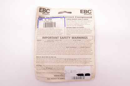 EBC FA313SV, 15-313S Brake Pads NOS