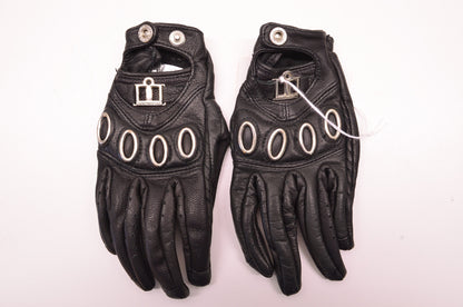 Icon 3302-0158 Gloves Black Womens Size Small NOS