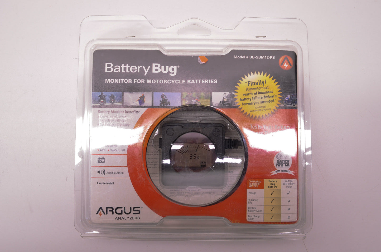 New Argus Battery Monitor NOS