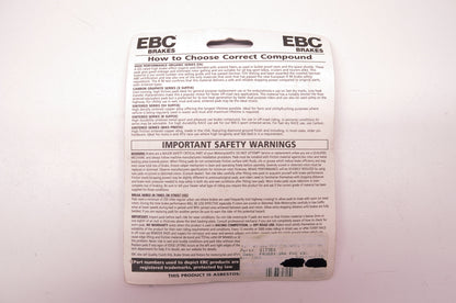 New EBC Brake Pads NOS