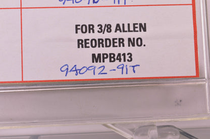 3/8 Allen Hole Plug Qty 12 NOS