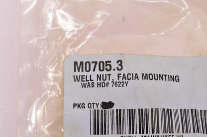 New OEM Buell Facia Mounting Well Nut QTY 8 NOS