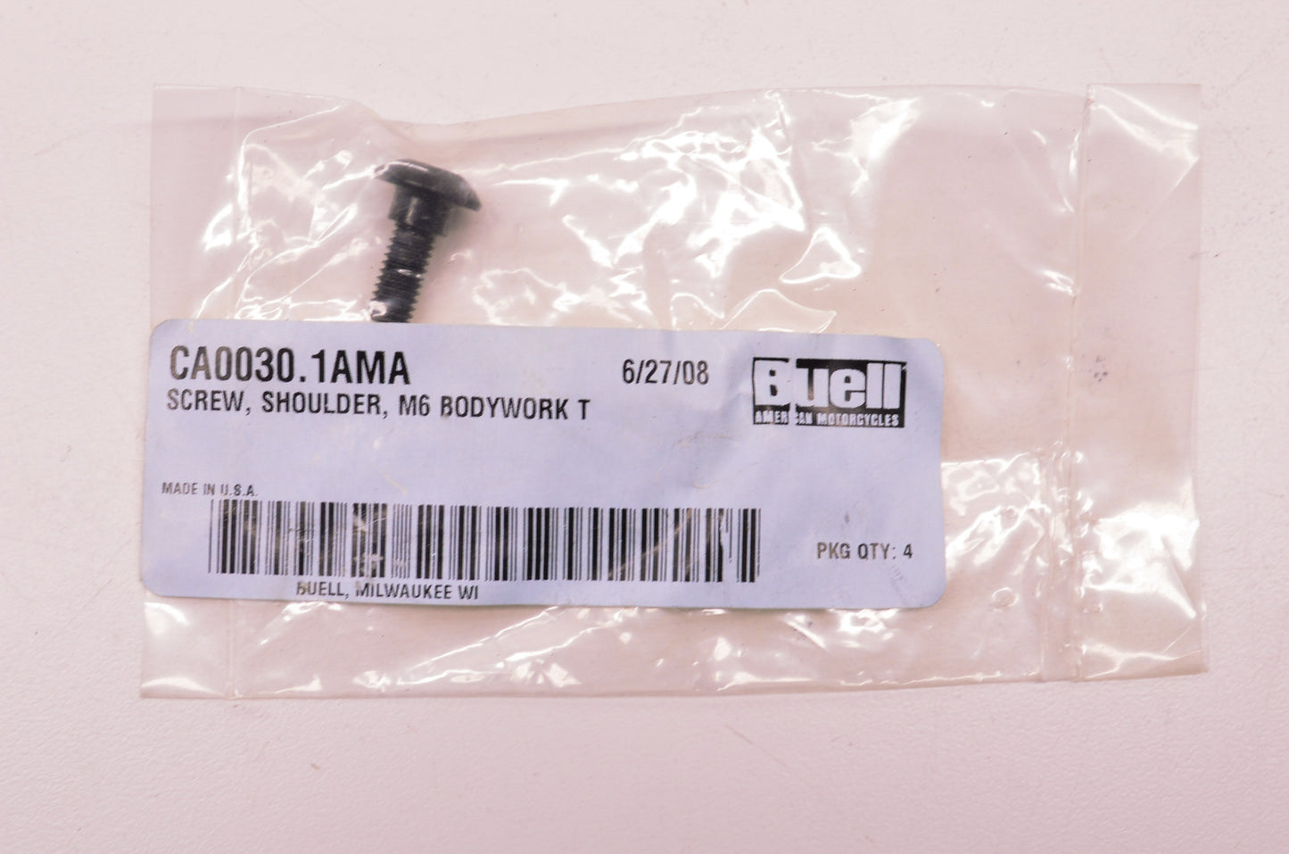 Buell CA0030-1AMA, CA0030.1AMA Shoulder Screw NOS