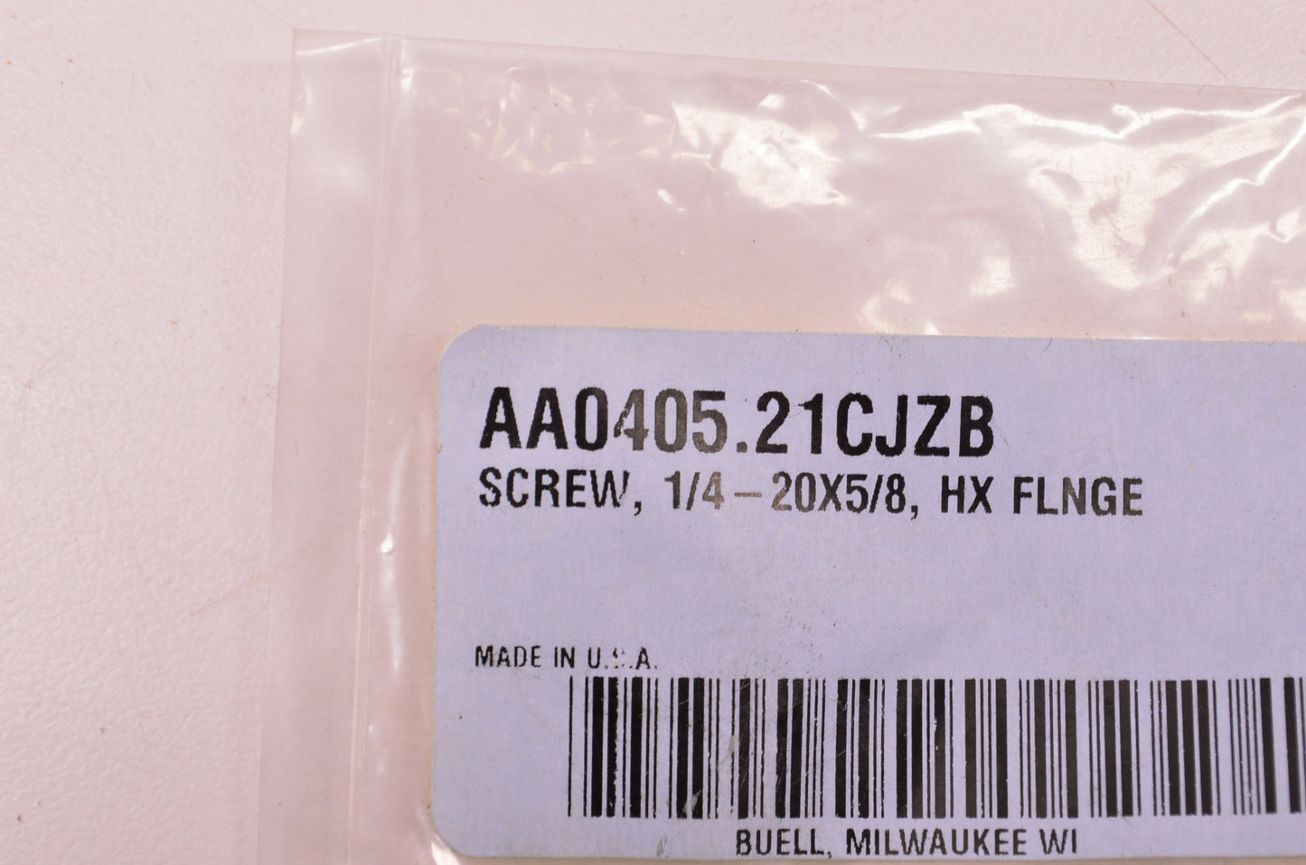 Buell AA0405-21CJZB, AA0405.21CJZB Hex Flange Screw NOS