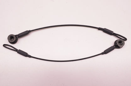 Black Cover Tether Cord Qty 2 NOS