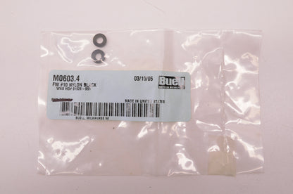 New OEM Buell Black Nylon Washer QTY 2 NOS