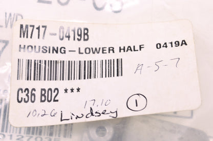 MTD M717-0419B, C36 B02, 717-0419B Housing-Lower Half NOS