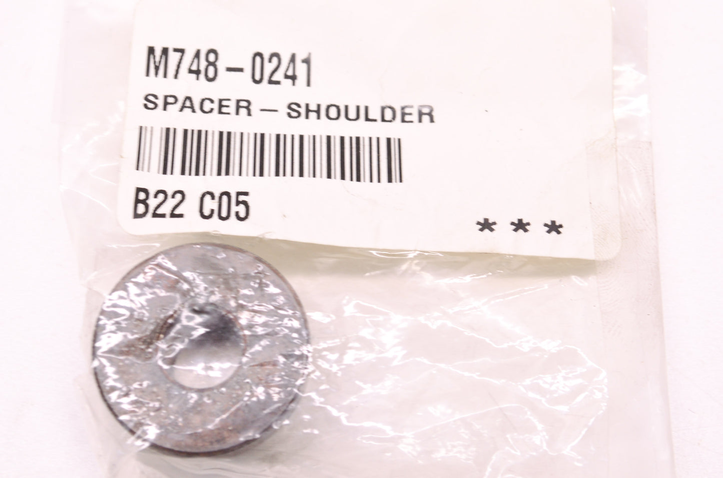 MTD M748-0241, B22 C05, 748-0241 Spacer-Shoulder NOS