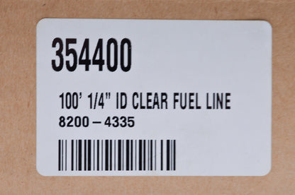Flex 354400, 8200-4335 Clear 30" Fuel Line NOS