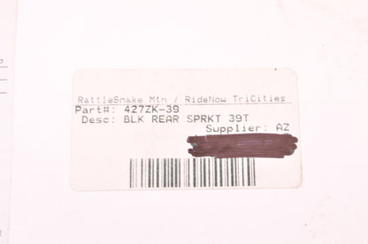 Vortex 427ZK-39 Rear Sprocket NOS