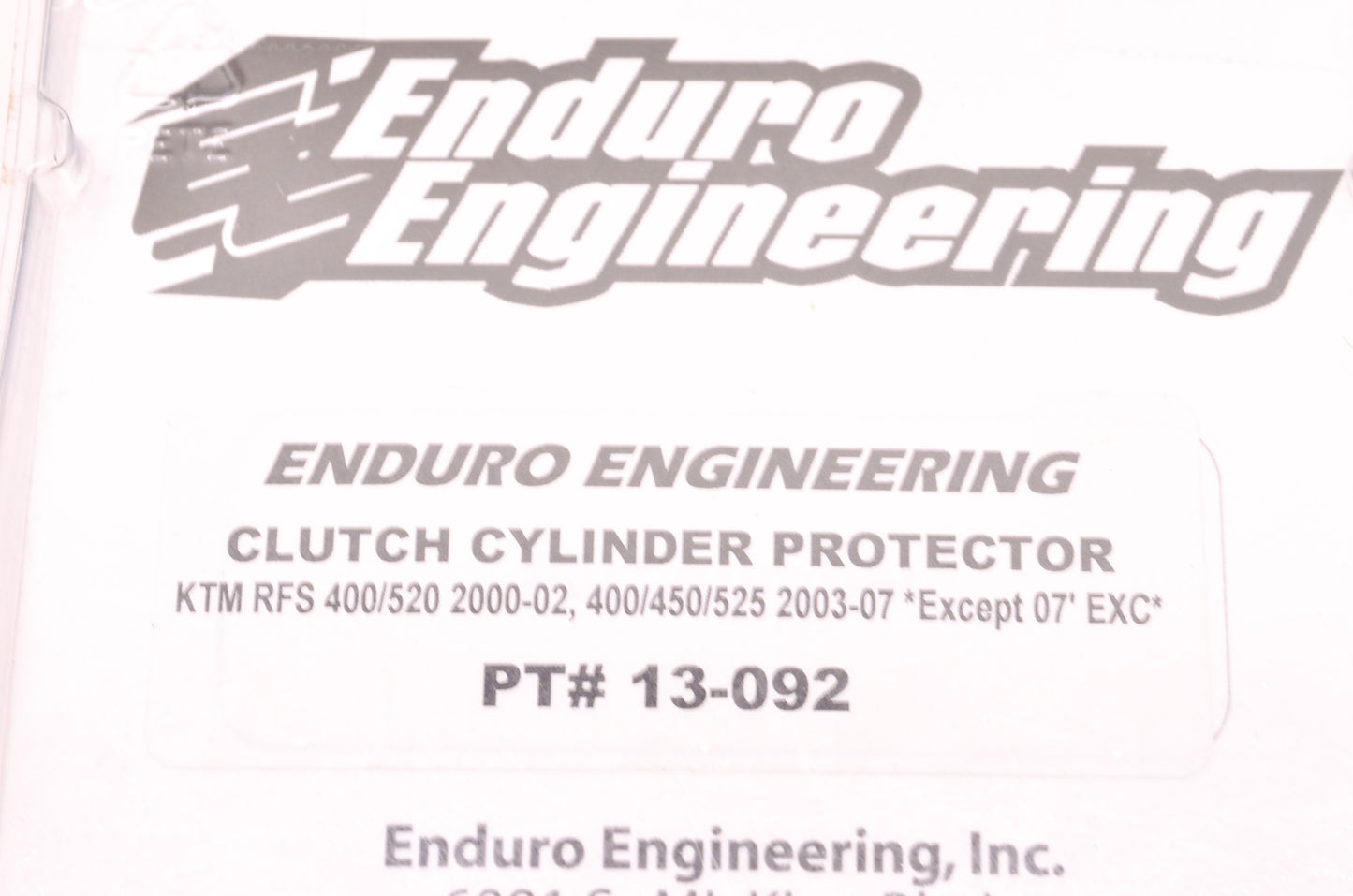 Clutch Cylinder Protector Kit NOS