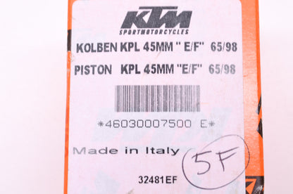 New OEM KTM Piston Kit 45mm NOS