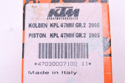 New OEM KTM Piston Kit 47mm NOS