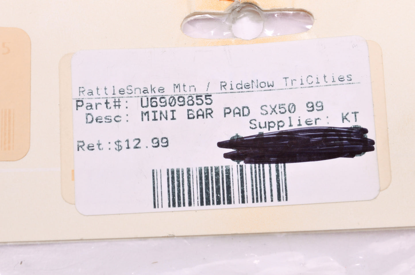 OEM KTM U6909855 Mini Bar Pad NOS