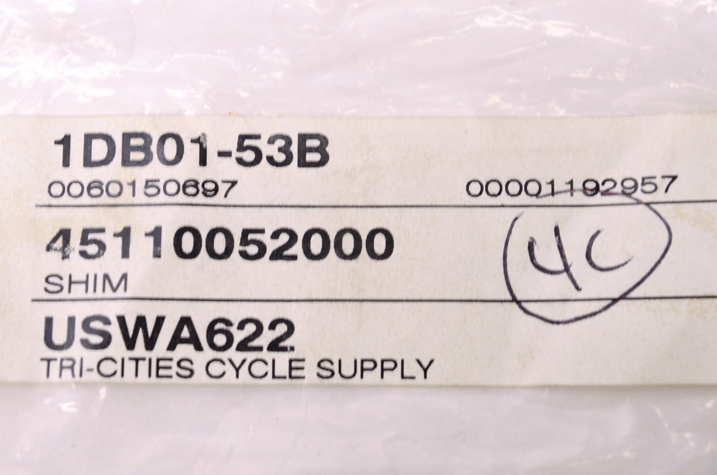 OEM KTM 45110052000 Shim Qty 6 NOS