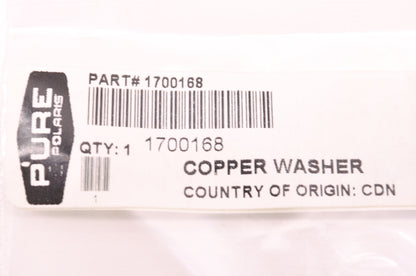 OEM Polaris 1700168 Copper Washer NOS
