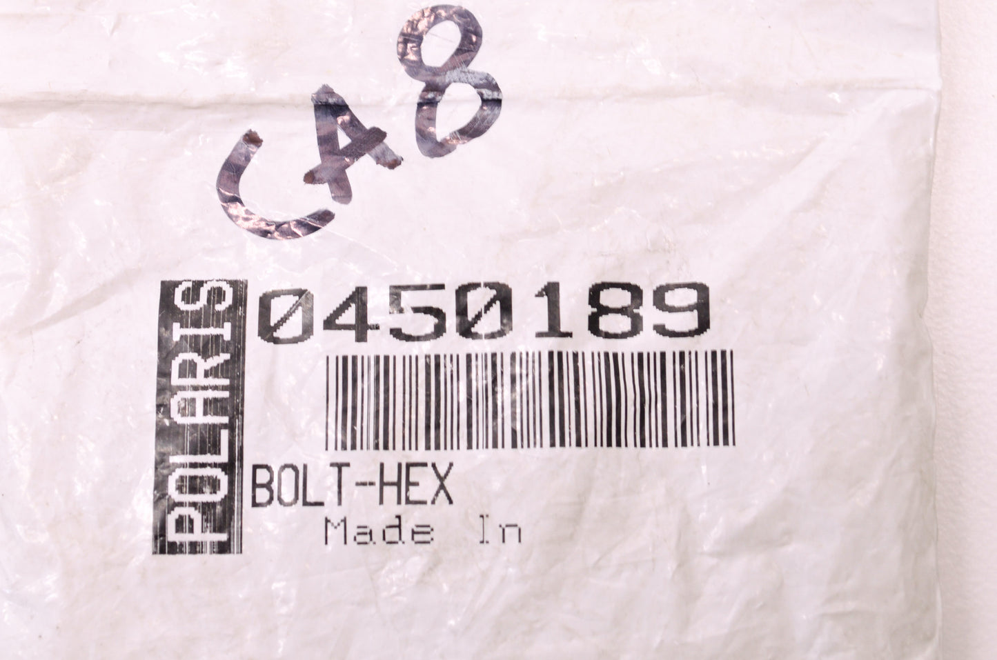 New OEM Polaris 450189 Hex Washer Bolt NOS