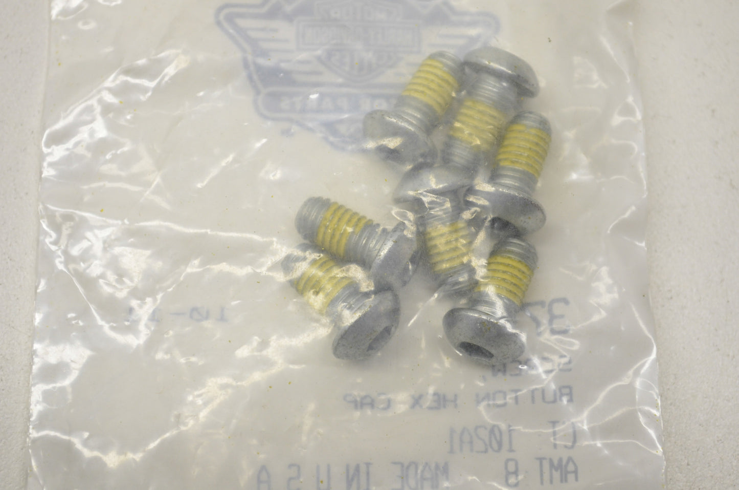 OEM Harley-Davidson 3731M Button Hex Cap Screw Qty 7 NOS