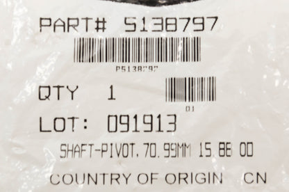 New OEM Polaris Pivot Shaft NOS