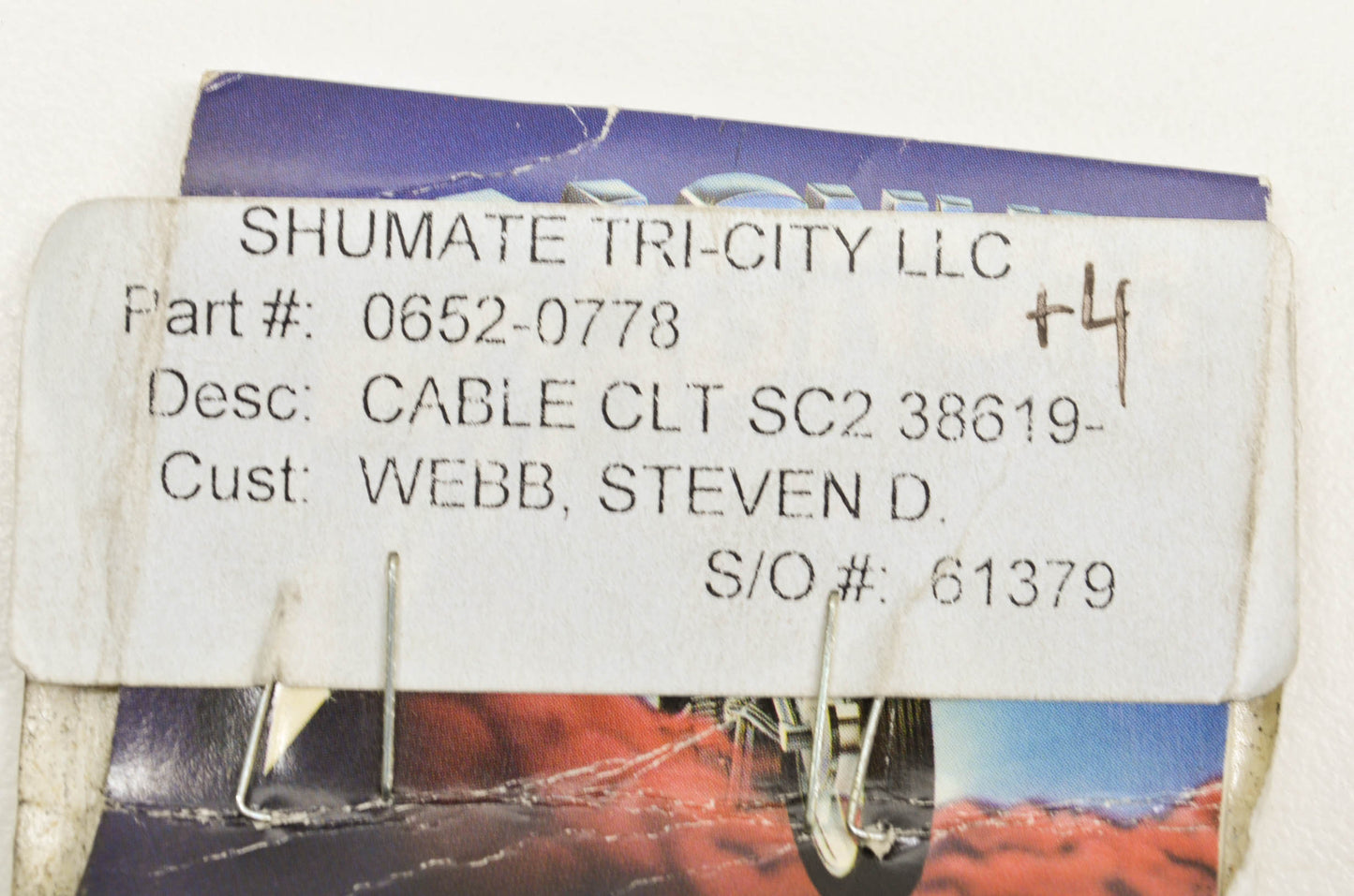 Magnum 0652-0778 Chrome Clutch Cable NOS