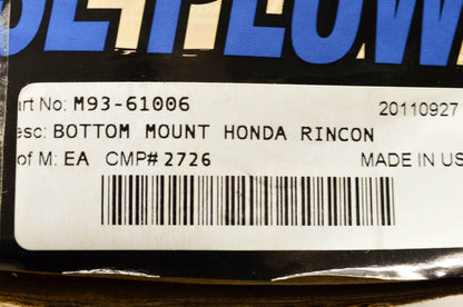 New Moose Plow Bottom Mount Honda Rincon NOS