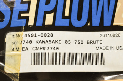 New Moose Plow Bottom Mount Kawasaki 05 750 Brute NOS