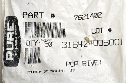 OEM Polaris 7621402 Pop Rivet Qty 4