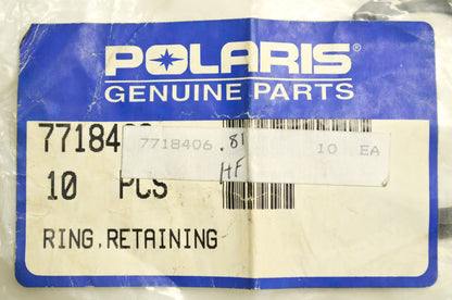 OEM Polaris 7718406 Retaining Ring Qty 2