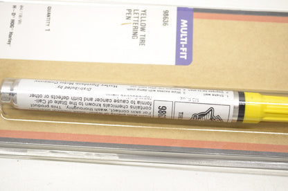 Yellow Tire Lettering Pen NOS