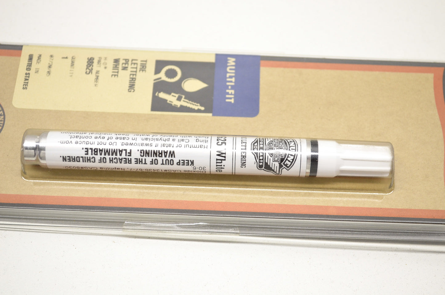 White Tire Lettering Pen NOS