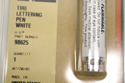 White Tire Lettering Pen NOS