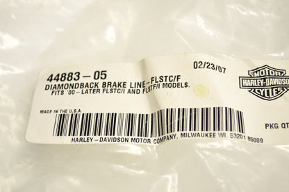 Braided Front Brake Line Kit FLSTC/I FLSTF/I NOS