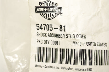 OEM Harley-Davidson 54705-81 Shock Absorber Stud Cover NOS