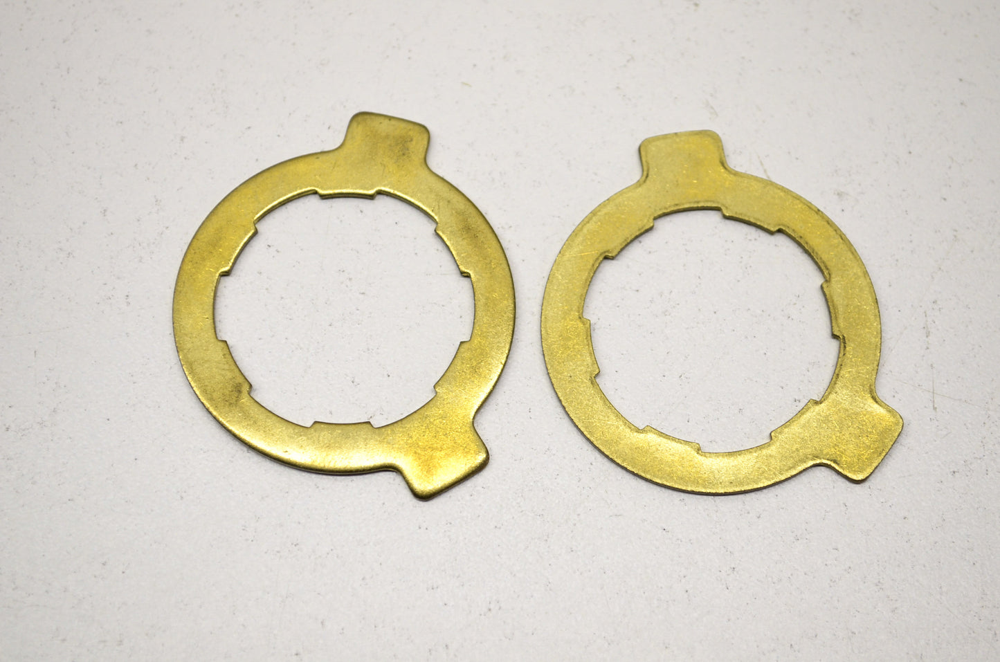 Gold Clutch Hub Lock Washers Sportster Qty 2 NOS
