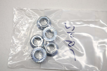 OEM Harley-Davidson 7942 Serrated Locking Flange Nut Qty 5 NOS