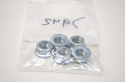 OEM Harley-Davidson 7942 Serrated Locking Flange Nut Qty 5 NOS