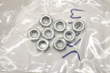 OEM Harley-Davidson 7689W Hex Jam Nut Qty 8 NOS