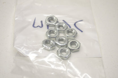 OEM Harley-Davidson 7689W Hex Jam Nut Qty 8 NOS