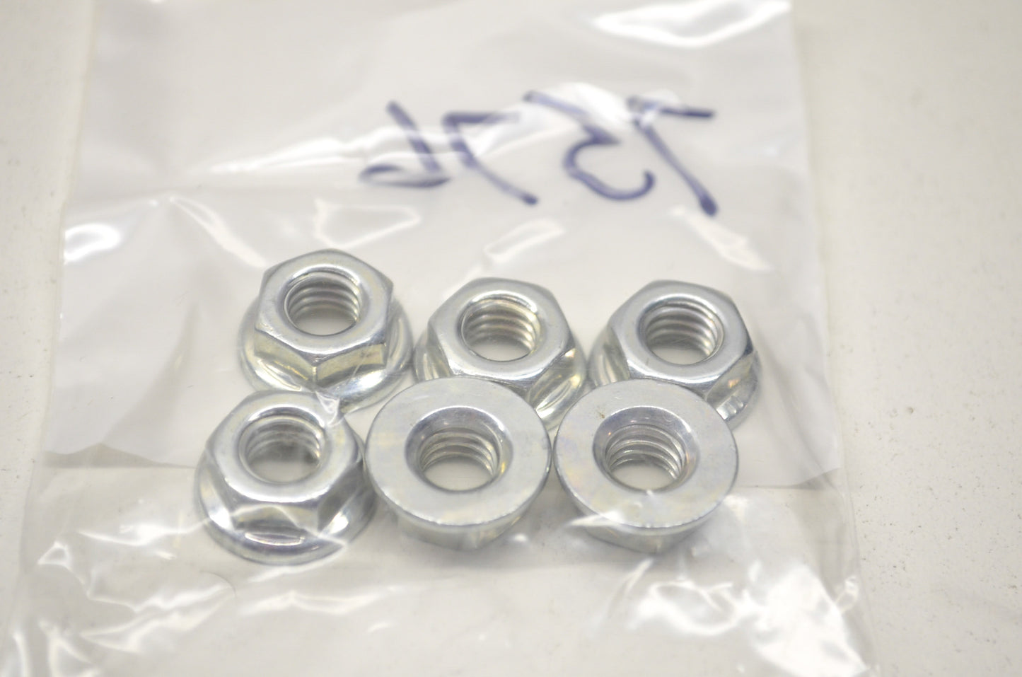 OEM Harley-Davidson 7576 Flange Nut Qty 6 NOS