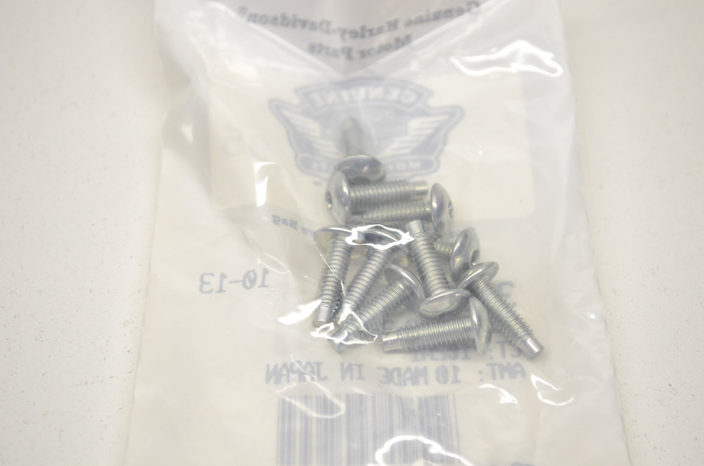 OEM Harley-Davidson 3592A Screw #8-32 Qty 10 NOS