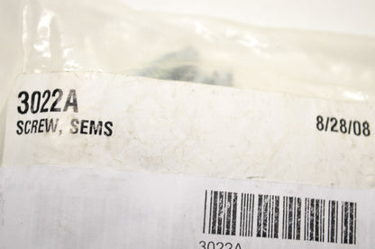 OEM Harley-Davidson 3022A Sems Screw Qty 8 NOS