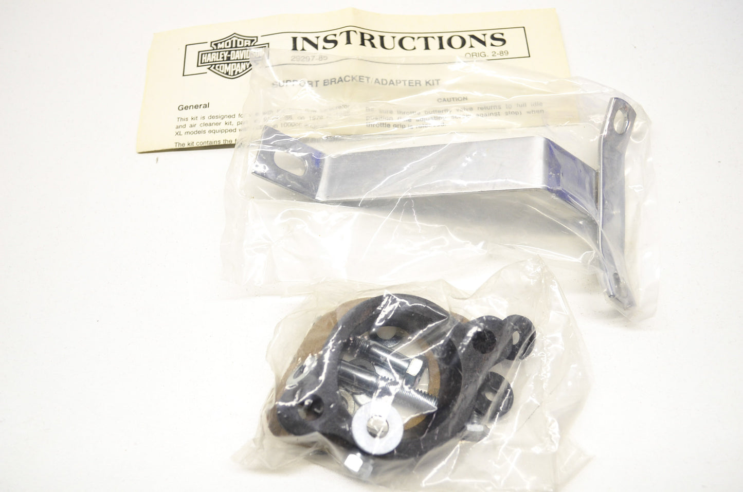 OEM Harley-Davidson 29297-85 Support Bracket Adapter Kit NOS