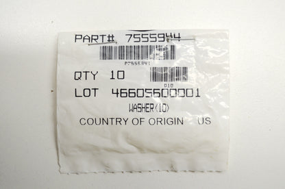 OEM Polaris 7555944 Washer Qty 9 NOS