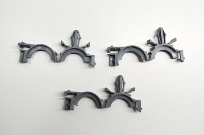 OEM Polaris 7080886 Gray Rosebud Clip Qty 3 NOS
