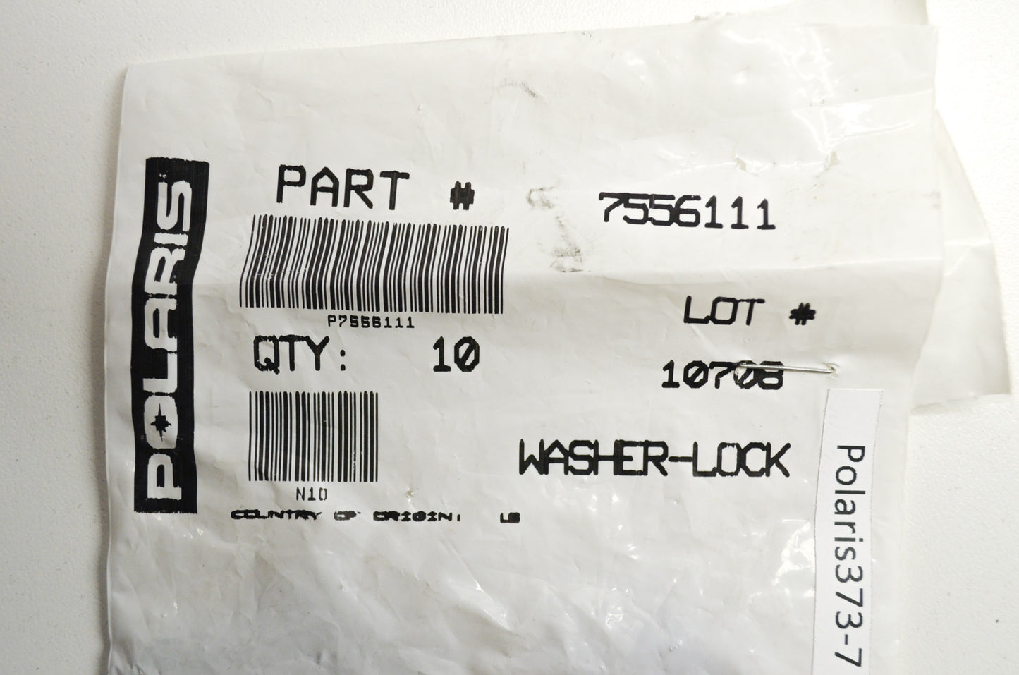 OEM Polaris 7556111 Lock Washer Qty 8 NOS